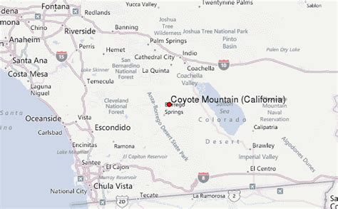 Coyote Mountain (California) Mountain Information