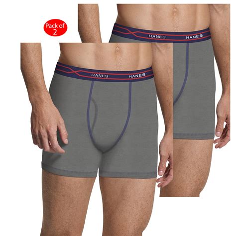 Hanes Hanes Mens X Temp Performance Cool Short Leg Boxer Briefs 3 Pack Color Assorted