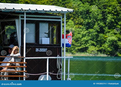 Electric Green Boats Are Used To Have A Trip On Kozjak Lake In