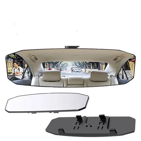 Car Mirrors Rear View Mirror Wide Angle Assisting Anti Glare Large