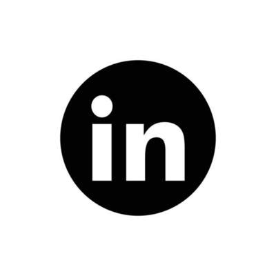 Linkedin Logo Black Vector Art, Icons, and Graphics for Free Download