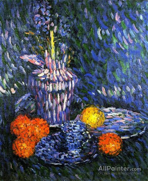 Alexej Von Jawlensky Still Life With Hyacinth And Oranges Oil Painting