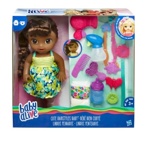 Hasbro Baby Alive Cute Hairstyles Brunette Baby Doll, 1 ct - King Soopers