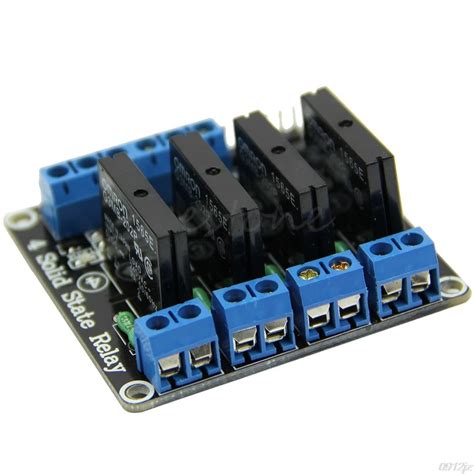 5V 4 Channel SSR High Level Solid State Relay Module For 250V2A New