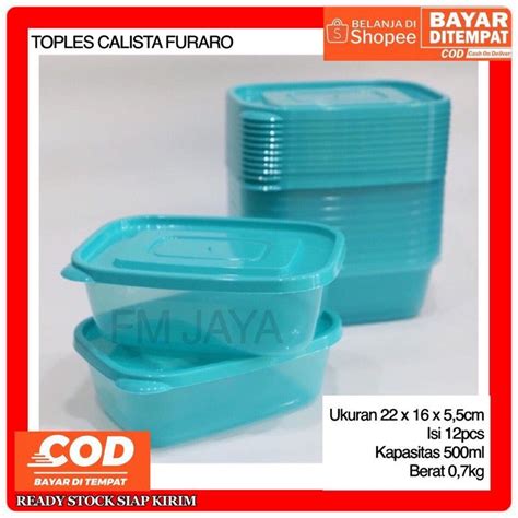 Jual TOPLES CALISTA FURANO 12PCS TOPLES SERBAGUNA WADAH