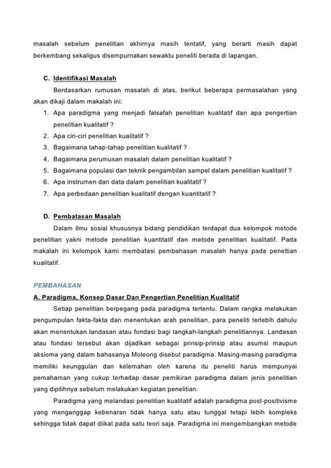 Contoh Rumusan Masalah Makalah Skripsi Penelitian Proposal Dll