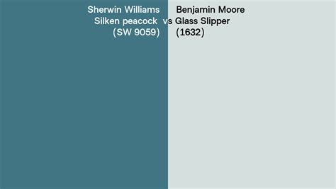 Sherwin Williams Silken Peacock Sw Vs Benjamin Moore Glass