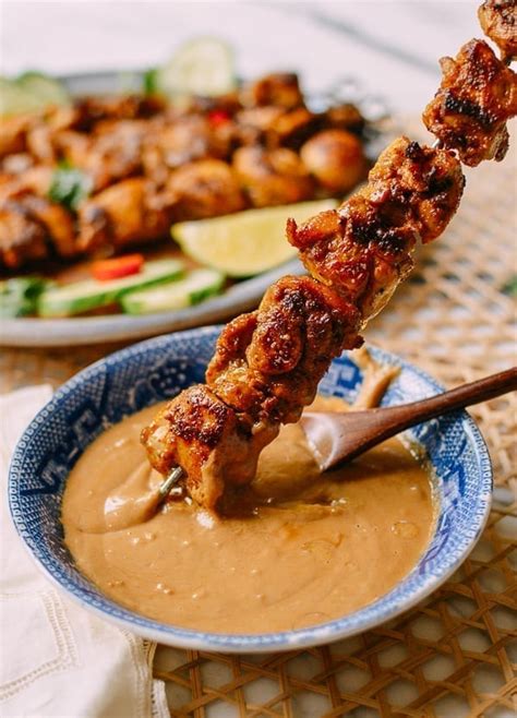 Chicken Satay With Peanut Sauce The Woks Of Life Hot Sex Picture