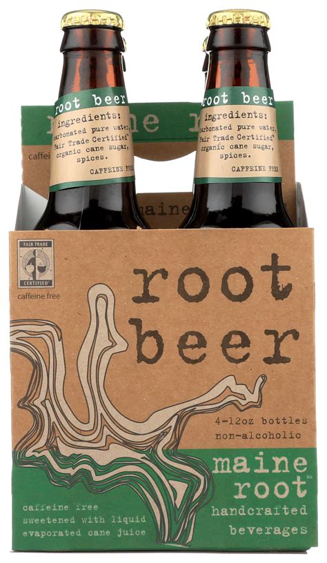 Maine Root Root Beer Soda 12 Ounce 24 Per Case