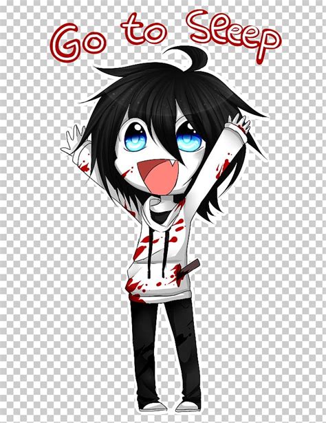 Slenderman Jeff The Killer Creepypasta Chibi Drawing PNG Clipart