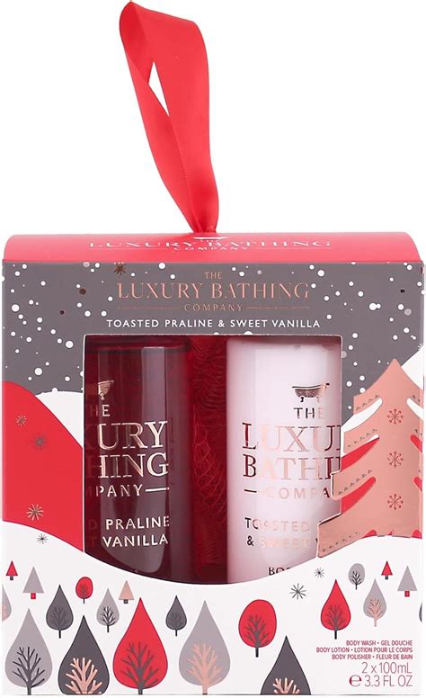 The Luxury Bathing Company Toasted Praline Sweet Vanilla Glow Gift