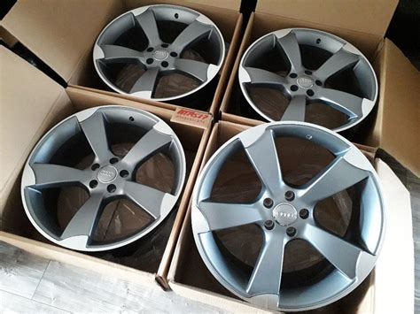 NEW GREY 20" INCH AUDI A5 S5 A6 A7 S7 S4 A4 A8 Q3 Q5 ALLOY WHEELS ...