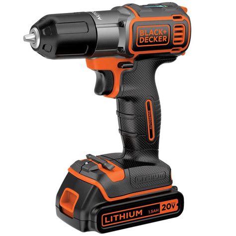 Black Decker Volt Max Lithium Ion Cordless Drill Driver With