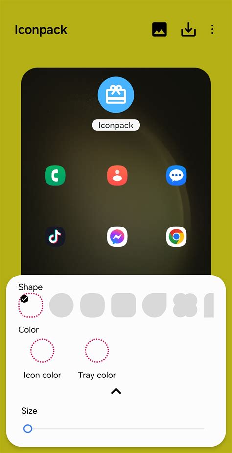 Zmniejszenie ikon - Samsung Community