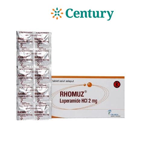 Jual Rhomuz 2 Mg 1 Strip Isi 10 Tablet Loperamide Diare