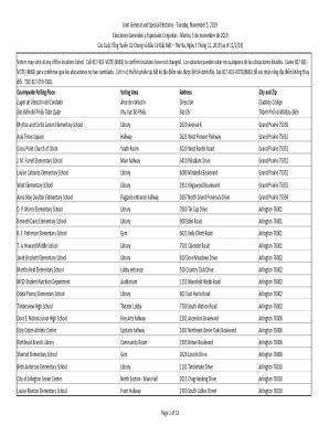 Fillable Online Joint General And Special Elections Fax Email Print