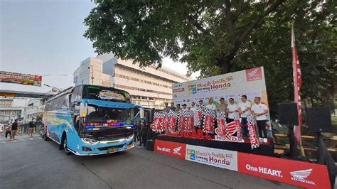 Sambut Idulfitri Ahm Adakan Mudik Bareng Honda Bale Santai Honda Dan