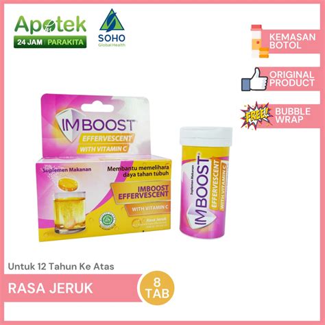 Jual Imboost Tablet Effervescent Merupakan Suplemen Daya Tahan Tubuh