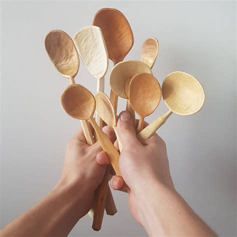 My Hobby Is Hand Carving Wooden Spoons Heres A Double Handful Of Some