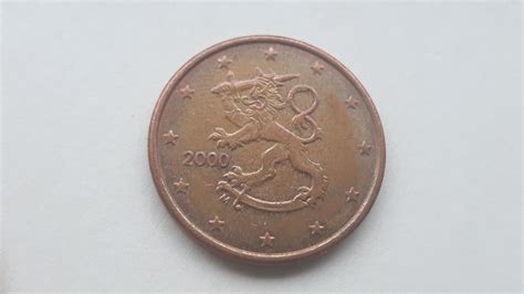 5 Euro Cent Münze 2000 Finnland Fehlprägung eBay