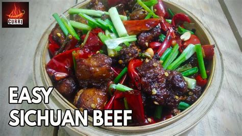 Easy Spicy Sichuan Beef I Chinese Restaurant Style Schezwan Beef Recipe