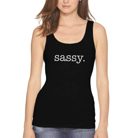 Sassy Womens Scoop Neck Tank Top Swag Swami