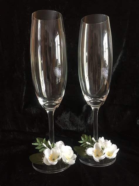 Wedding Toasting Flutes Champagne Glasses Wedding T Bridal