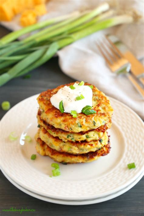 Cheesy Leftover Mashed Potato Pancakes The Busy Baker