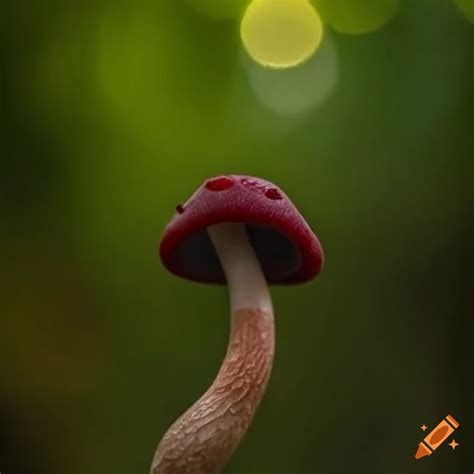 Close Up Of A Mushroom Shaped Tree Bud