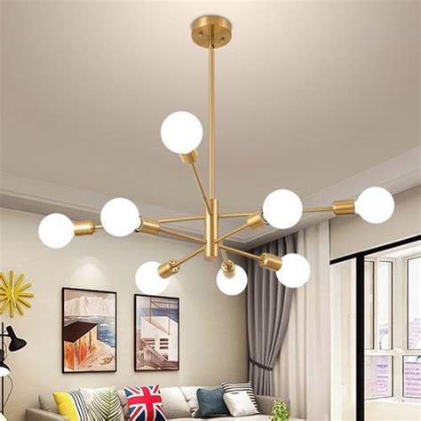 Corrigan Studio Sputnik Chandelier Mid Century Modern Industrial E26