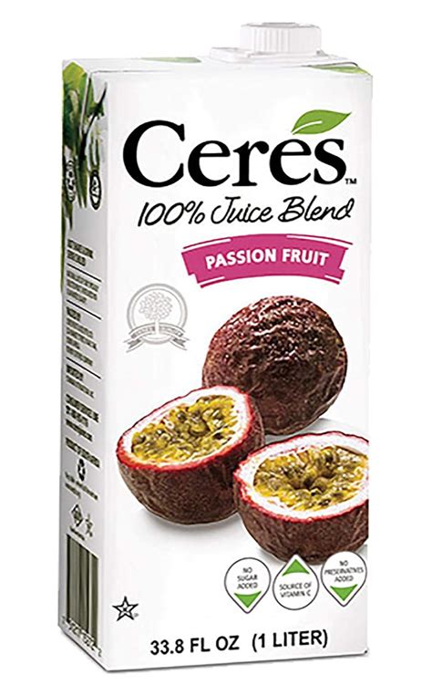 Amazon Ceres All Natural Pure Fruit Juice Blend Passion