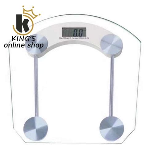 Digital Lcd Electronic Glass Weighing Scale Shopee Philippines