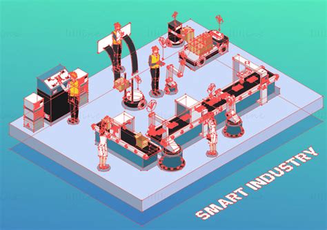 Vector Smart Industry Illustration