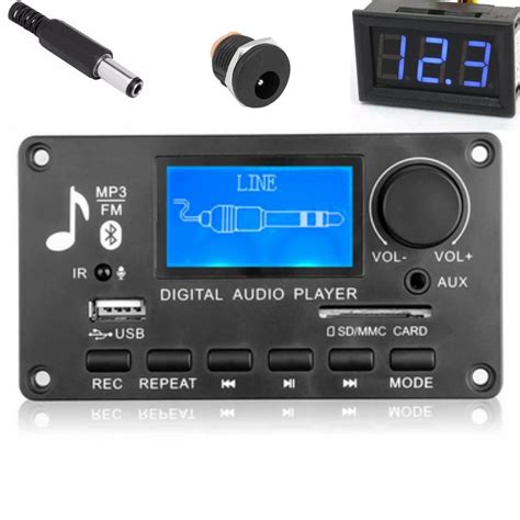 Placa Decodificadora Mp3 Lcd Fm Bluetooth 5 0 Shopee Brasil