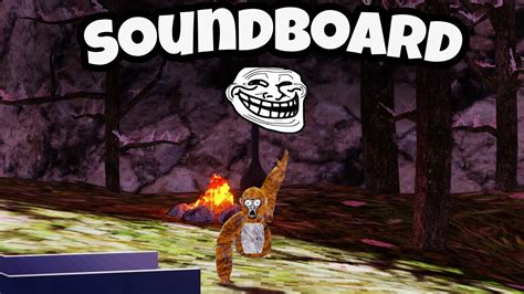 Soundboard Trolling In Gorilla Tag Youtube