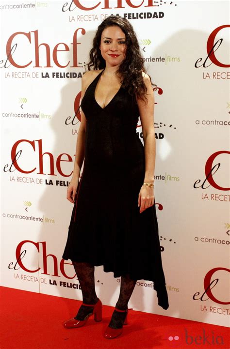 Ana Arias En El Estreno De El Chef La Receta De La Felicidad