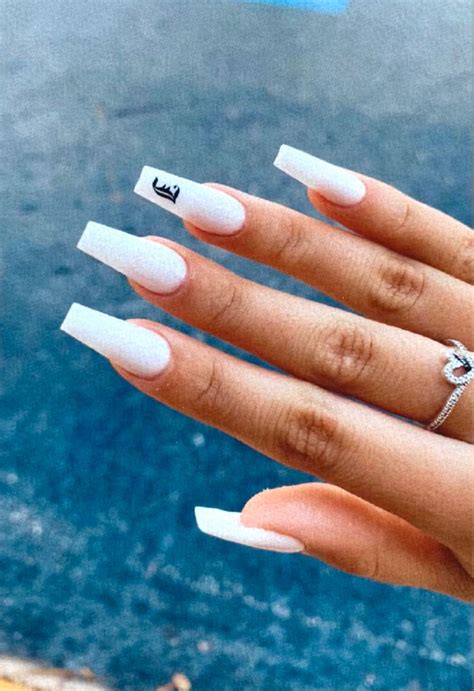 Acrylics Initinial White Acrylic Nails J Initial Acrylics Colored