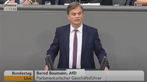 Konstituierende Sitzung Bernd Baumann hält erste Rede der AfD im