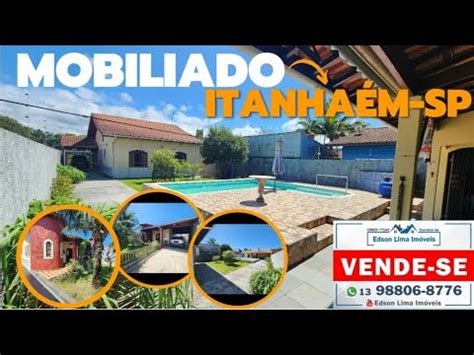 CASA DESLUMBRANTE MOBILIADO NA PRAIA DE ITANHAÉM SP PISCINA E