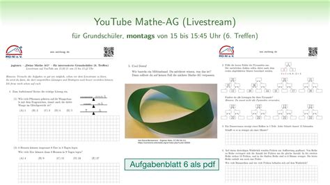 Mathe Ag F R Grundsch Ler Spielen Denken Knobeln Und T Fteln