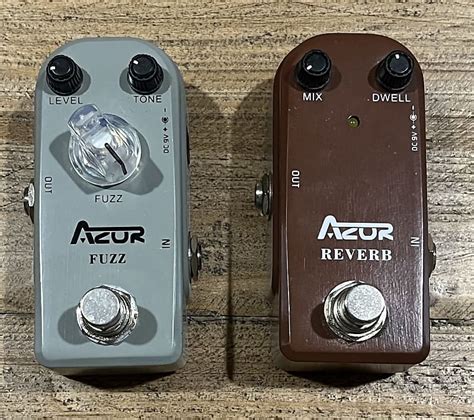 Azor Guitar Pedal Lot Fuzz And Reverb Pedals Great Sounds Reverb