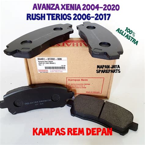 Jual BRAKE PAD ORIGINAL KAMPAS REM DEPAN AVANZA XENIA RUSH