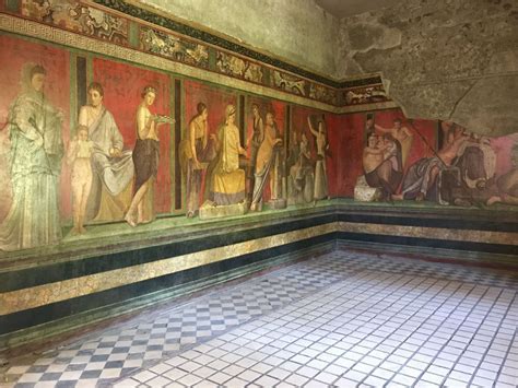 Ancient Roman Murals Pompeii Villa Dei Misteri The Series Of Frescoes