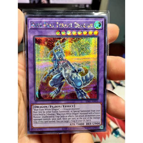 KW2 Yugioh EN AE Thẻ bài ES01 AE023 Blue Eyes Tyrant Dragon Ultra