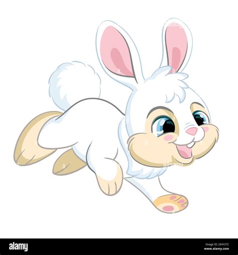 Running Rabbit Clip Art