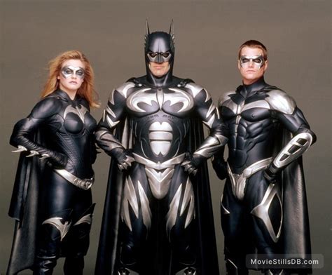 Batman And Robin - Promo shot of George Clooney & Alicia Silverstone