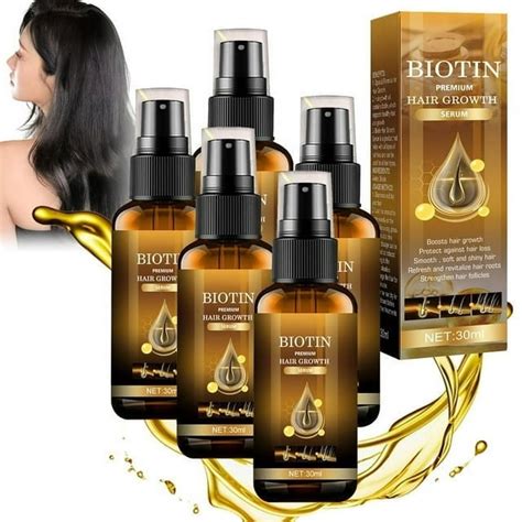 Hair Growth Product Biotin Fast Growing Hair Essential Oil Hair Loss Spray Anti Hair Loss