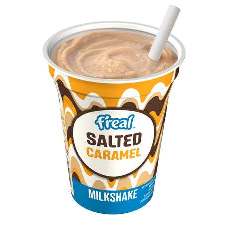 F Real Salted Caramel Milkshake Consort Frozen Foods