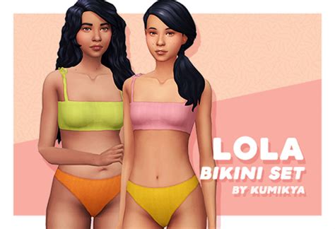 Sims 4 Cc Best Swimwear Bikinis For Guys And Girls Fandomspot Parkerspot