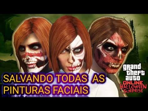 Gta V Online Como Salvar Para Sempre Aspinturas Faciais Carros E